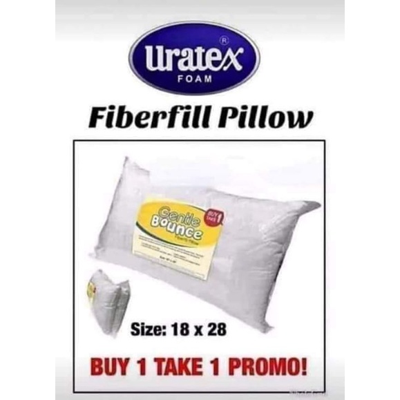 ORIGINAL URATEX FIBER PILLOW BUY 1 TAKE 1 Shopee Philippines