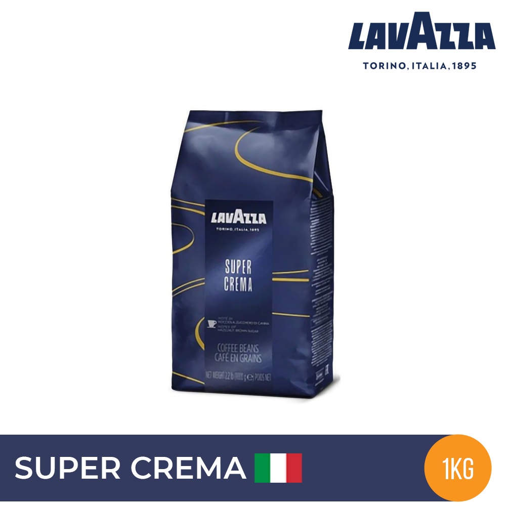Lavazza Whole Bean Coffee Supercrema 1kg, Italy Shopee Philippines
