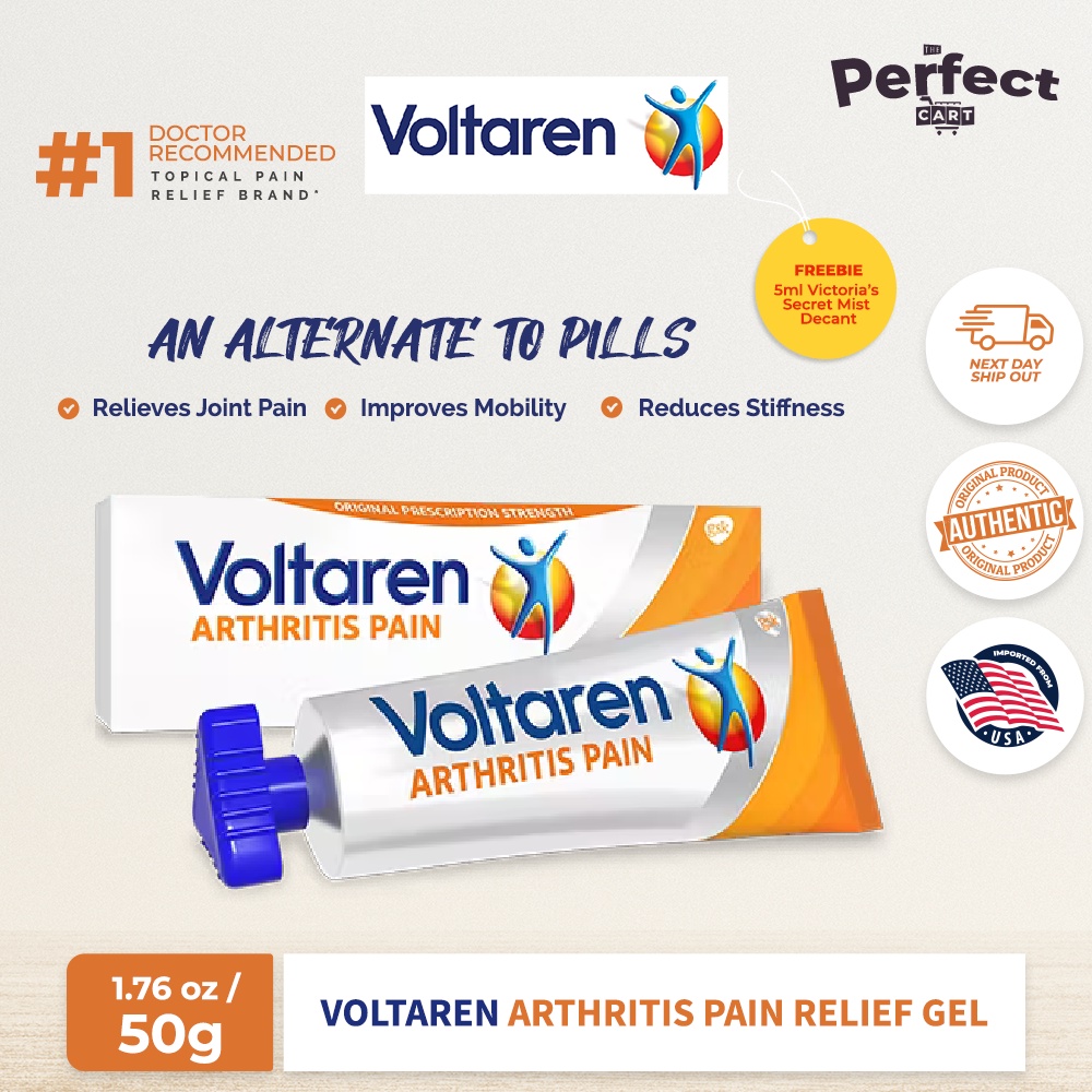 Voltaren Arthritis Pain Relief Topical Gel 1.76oz (50g) Shopee