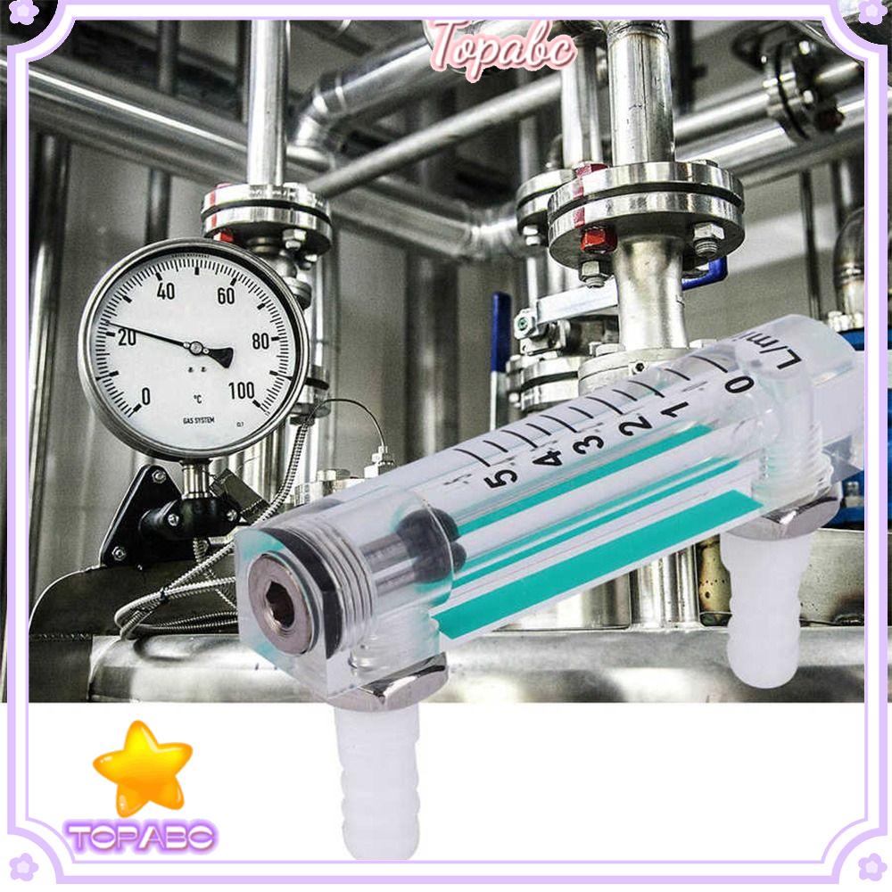 TOP Air Flow Rate Gauge Professional With Black Float Acrylic Panel Gas Flow Meter Shopee