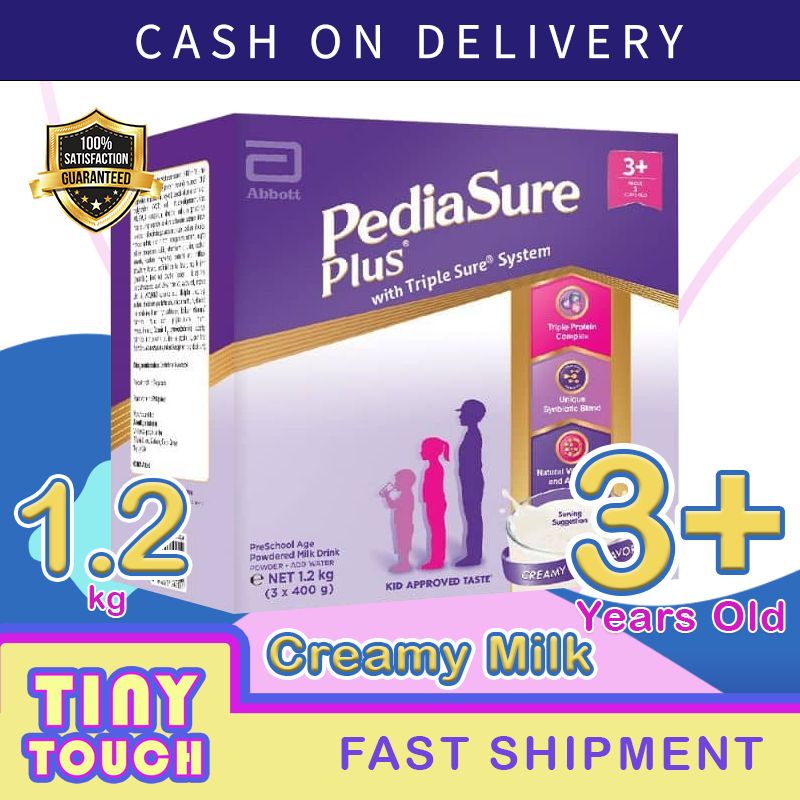Pediasure Plus Creamy Milk 1.2kg For Kids Above 3 Years Old / March