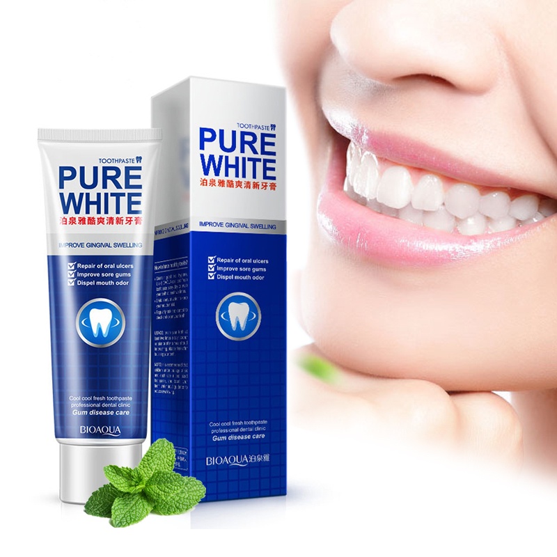 Herbal Mint Toothpaste Fresh Breath Improve Oral Improve Bleeding Gums