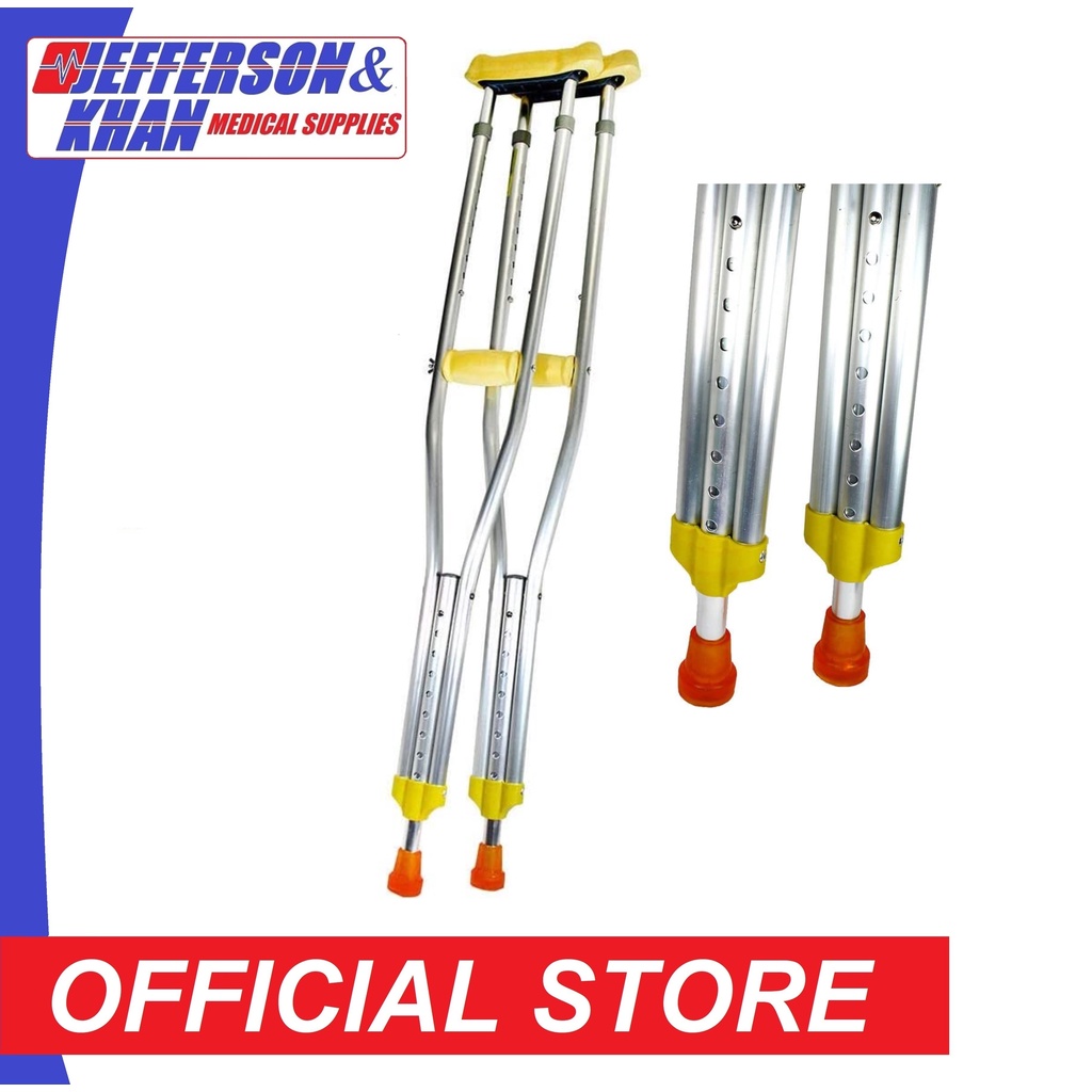 Saklay Aluminum Adjustable Crutches Mobility Aid Injury Crutches