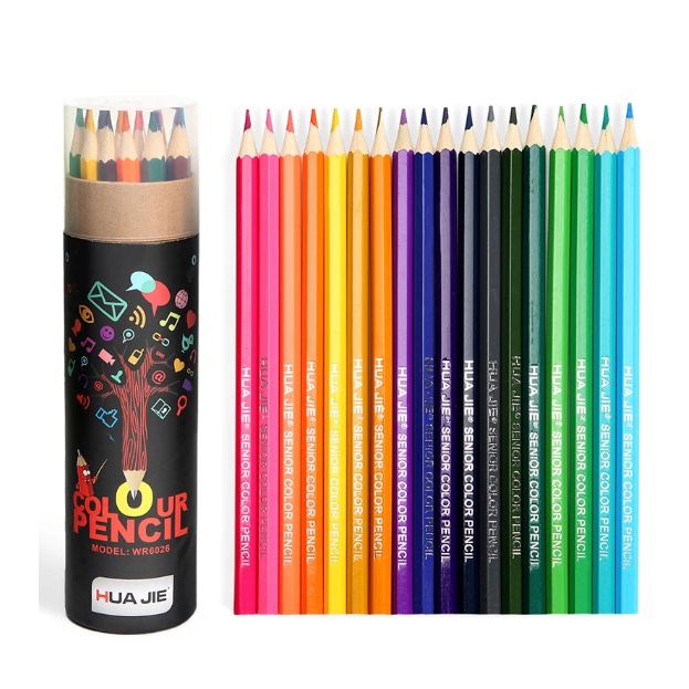 12/24 Color pencil Set Professional Sketch Tree Color Pencil School Art ...