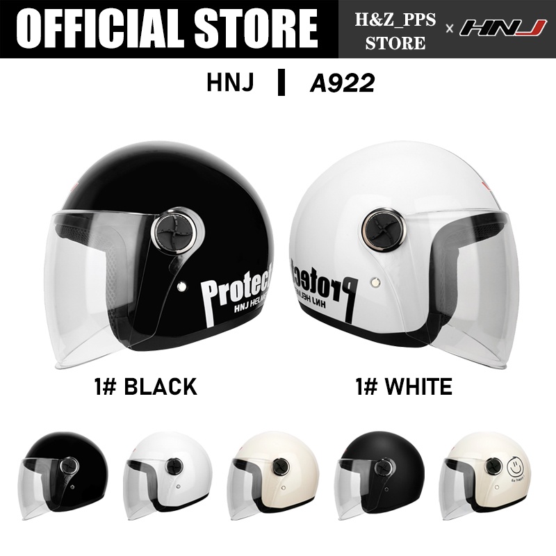 HNJ A922 Motorcycle helmet half face single visor helmet for men and