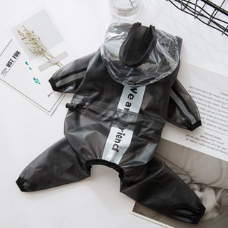 Upgraded Dog Raincoat Four-Legged Waterproof All-Inclusive Teddy Pet Raincoat Medium Large Dog Small #3