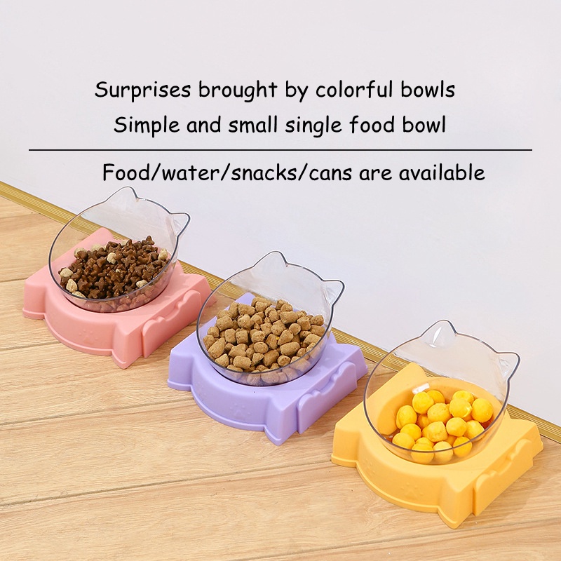Pet Cat Bowl DIY Splice Feeding Bowl Dog Cat Food Bowl Water Dispenser Double Bowl Drinking Raised #4