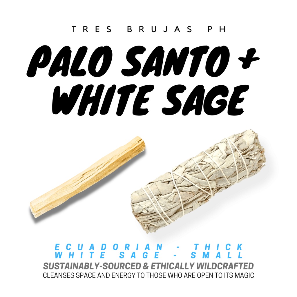 Palo Santo + Smoke Cleansing Sage Wand Bundle Promo Shopee Philippines