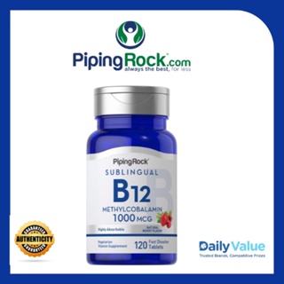 Piping Rock Vitamin B-12, 1000mcg, 120 tablets