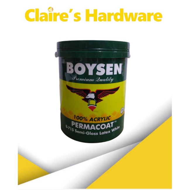 BOYSEN SEMI GLOSS LATEX 715 1 LITER AND 4 LITERS Shopee Philippines