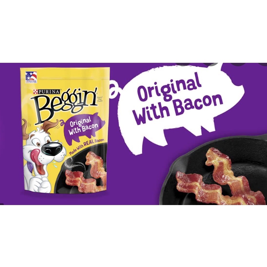 Purina Beggin' Strips Bacon Dog Treats Shopee Philippines