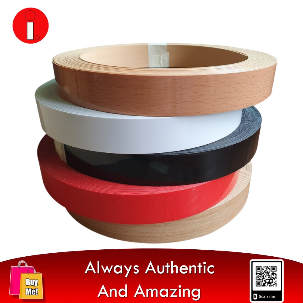 UNICA Laminated Glossy Series Edge Banding PVC glued 10meters x 21mm x
