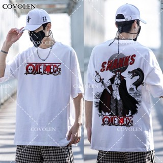 Anime Oversize White T shirt One Piece Naruto Design Unisex Casual Tee trendy fashion
