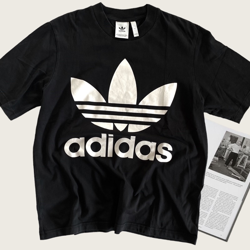 Adidas trifoil big logo tshirt (men) | Shopee Philippines