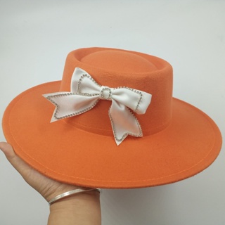 Ladies Wool Fedora Hats For Women Men Red Hat Luxury  Church Panama Bump Cap Fedora Hats With Brown Belt Wholesale 2022 #4