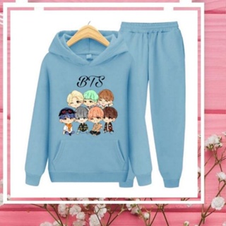 111.11 ️ Girls Long Sleeve Hoodie Sweater Suit And Long Pants Newest 2022girls Suit Korean Style Size S 4 5 6 Years M 7 8 9 Years XL 10 11 12 Years Old BTS Military army|Ra3 #4