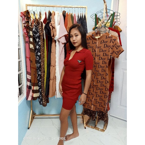 DRS 004 ( BKK KNITTED DRESS) Shopee Philippines