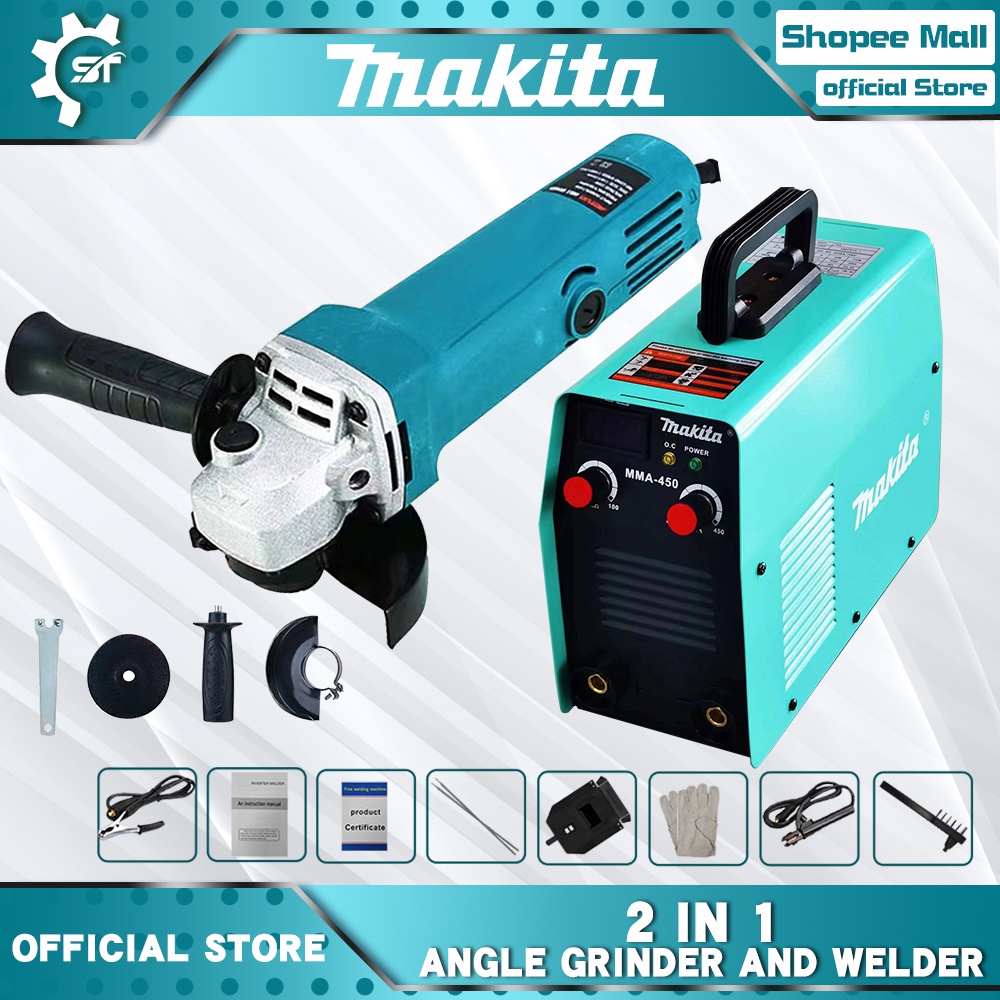 MAKITA 2in1 MMA450 Portable IGBT Inverter Welding Machine plus Makita