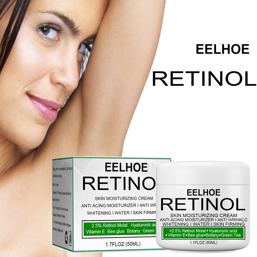 EELHOE Retinol Cream Anti Aging 50ml Whitening Cream Private Part Whitening Underarm Whitening