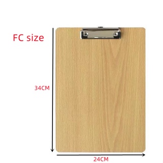 A4 folder pad thick FC wooden board clamp paper splint office stationery office information supplies #8