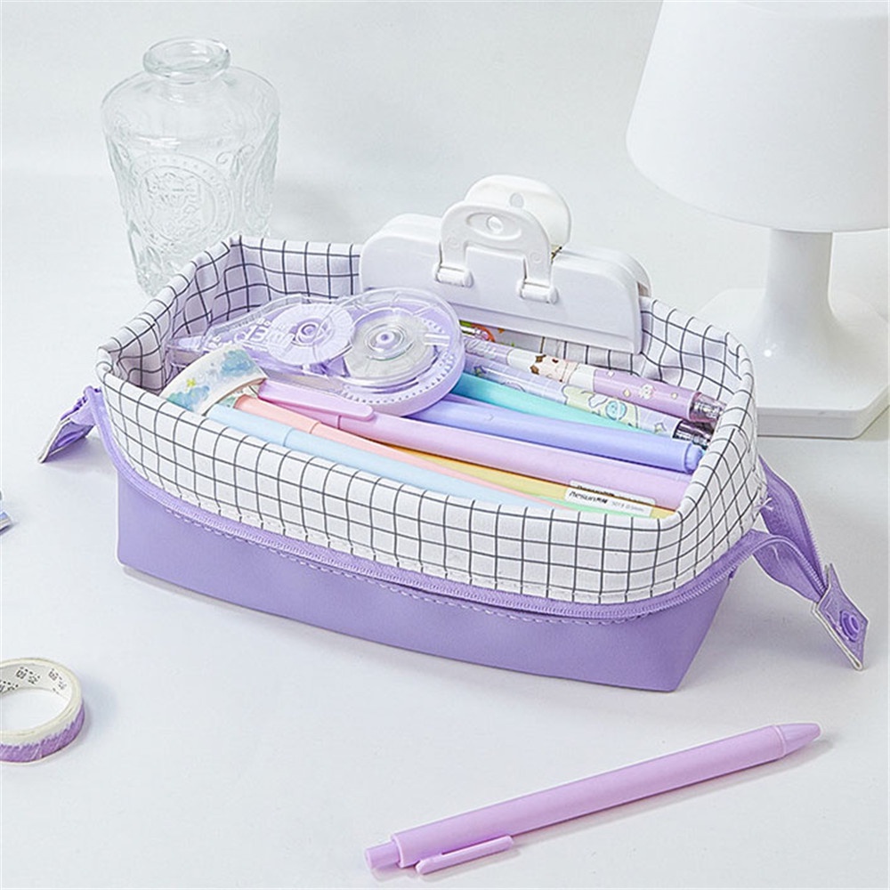 Pencil Bag High Beauty Value Large Capacity Stationery Box Female