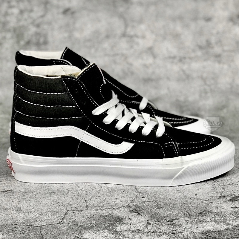 Vans Vault Sk8 Hi Black/White Shopee Philippines