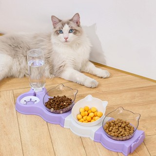 Pet Cat Bowl DIY Splice Feeding Bowl Dog Cat Food Bowl Water Dispenser Double Bowl Drinking Raised #1