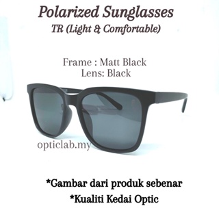Tik tok Viral Spek Polarized Sunglasses Matt Colour Premium Optic Shop Quality Square Frame Unisex Korea Design #4
