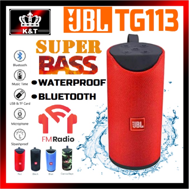 TG113 T G Bluetooth Speaker JBL TG113 JBL Wireless Speaker TG Portable