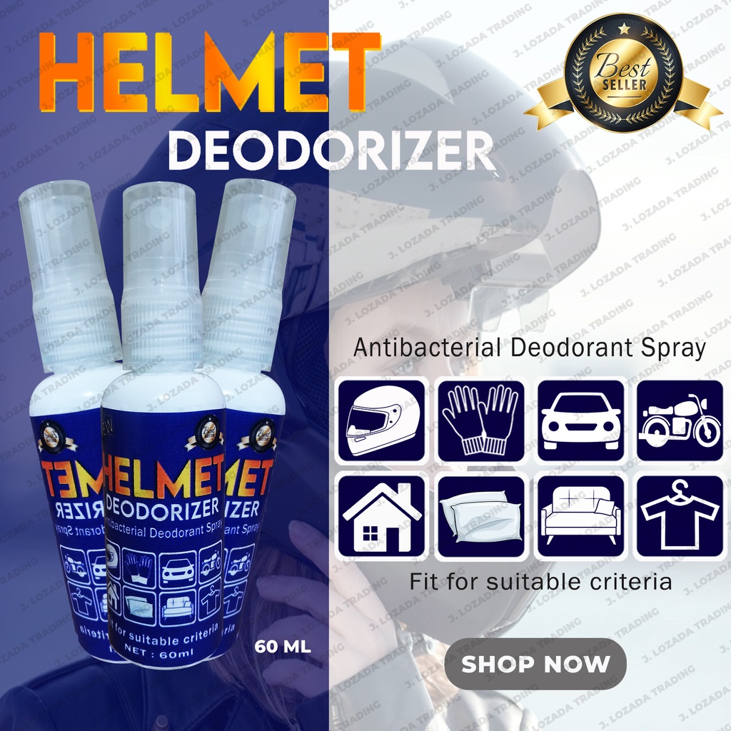 Helmet Deodorizer Disinfecting Disenfectant Anti bacteria air freshener 60Ml Quick deodorizer