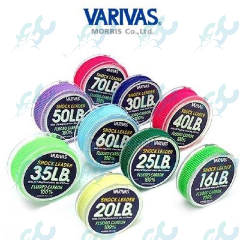 Varivas Shock Leader Fluorocarbon 30lb 40lb 50lb 60lb 80lb 100lb 130lb