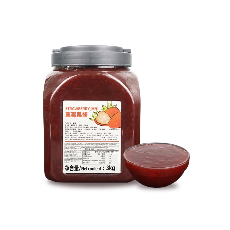DoKing Fruit Jam 3kgs Strawberry Flavor Shopee Philippines