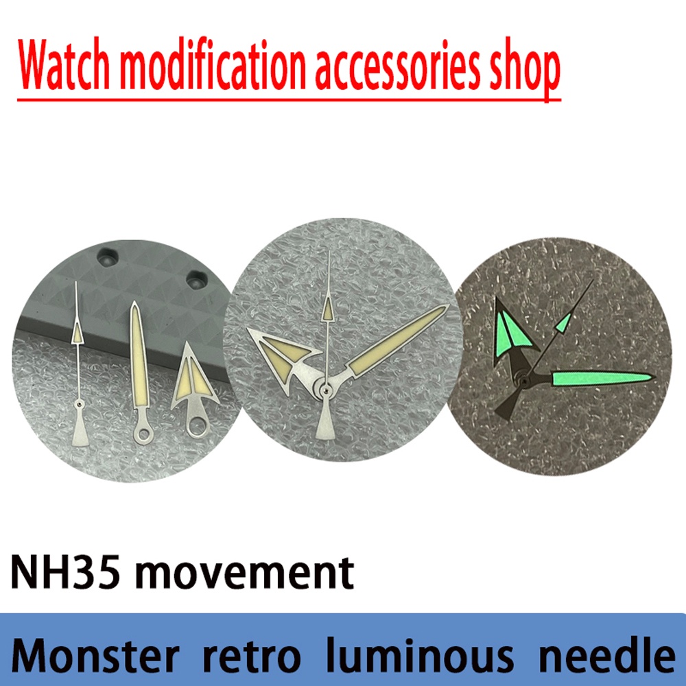 Seiko Water Monster Orange Monster Modified Needle Retro Luminous NH35 Movement Modified Substitute Needle