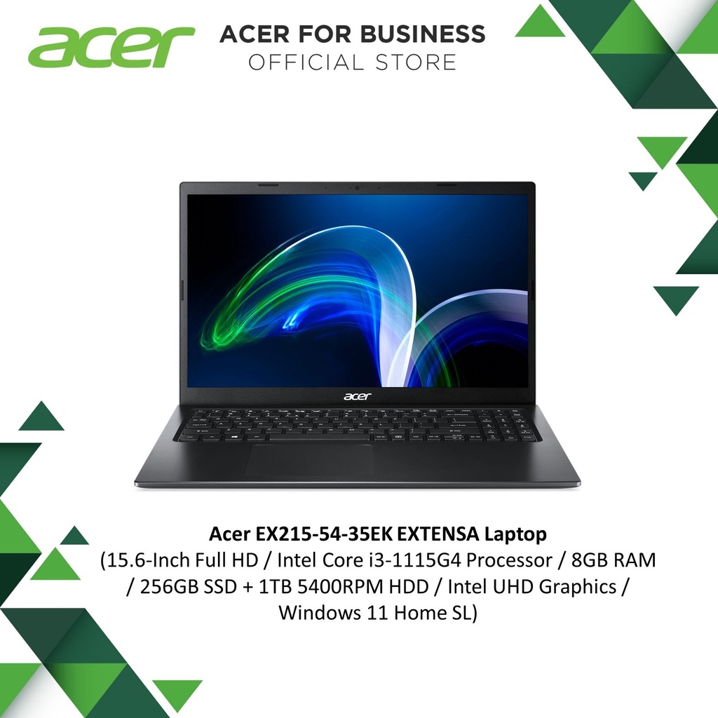 Acer Extensa Laptop EX215-54-35EK i3 11th Gen 8GB | 256GB SSD Windows ...