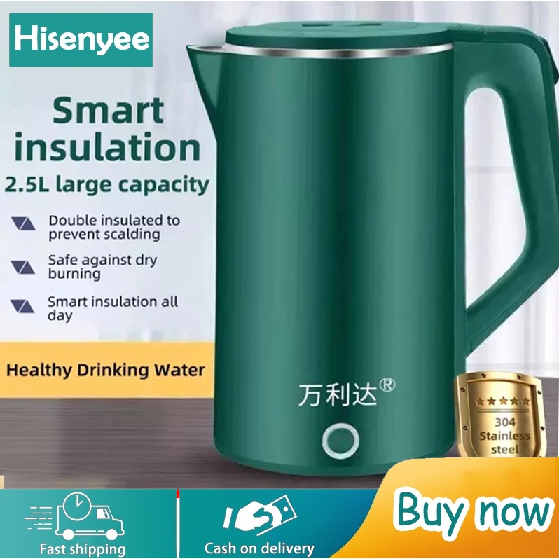 new 2.5L Electric Kettle Stainless Steel Household Scalding and Large
