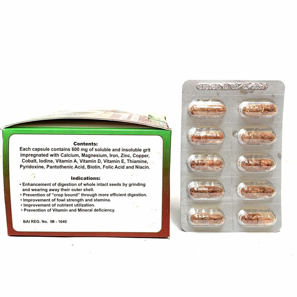 [FCR AGRIVET] True Grit Capsules 60-100 for Gamefowl / Panunaw ng Manok na Panabong / Fighting Cock #5
