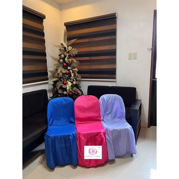 Monoblock Chair Cover Standard Size For All Events Shopee Philippines