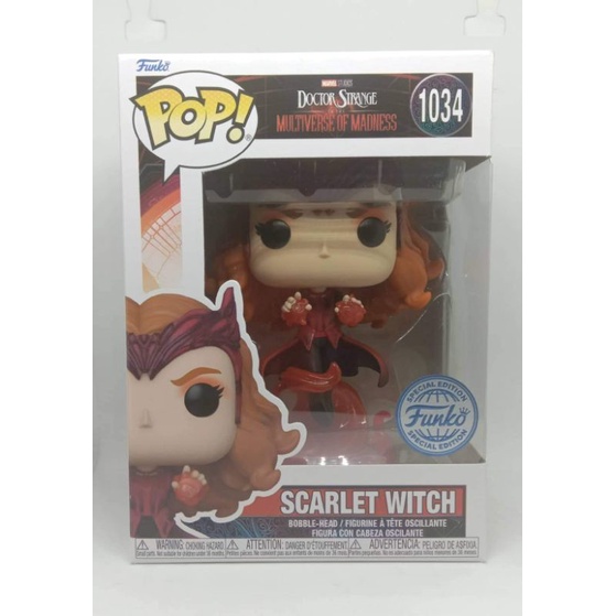 Funko Pop Marvel Scarlet Witch 1034 Special Edition (Doctor Strange in ...