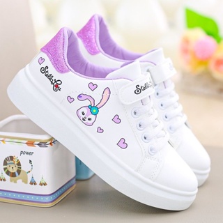 Korean fashion StellaLou white shoes for girls comfortable casual sneakers with box(size 26-37) #6