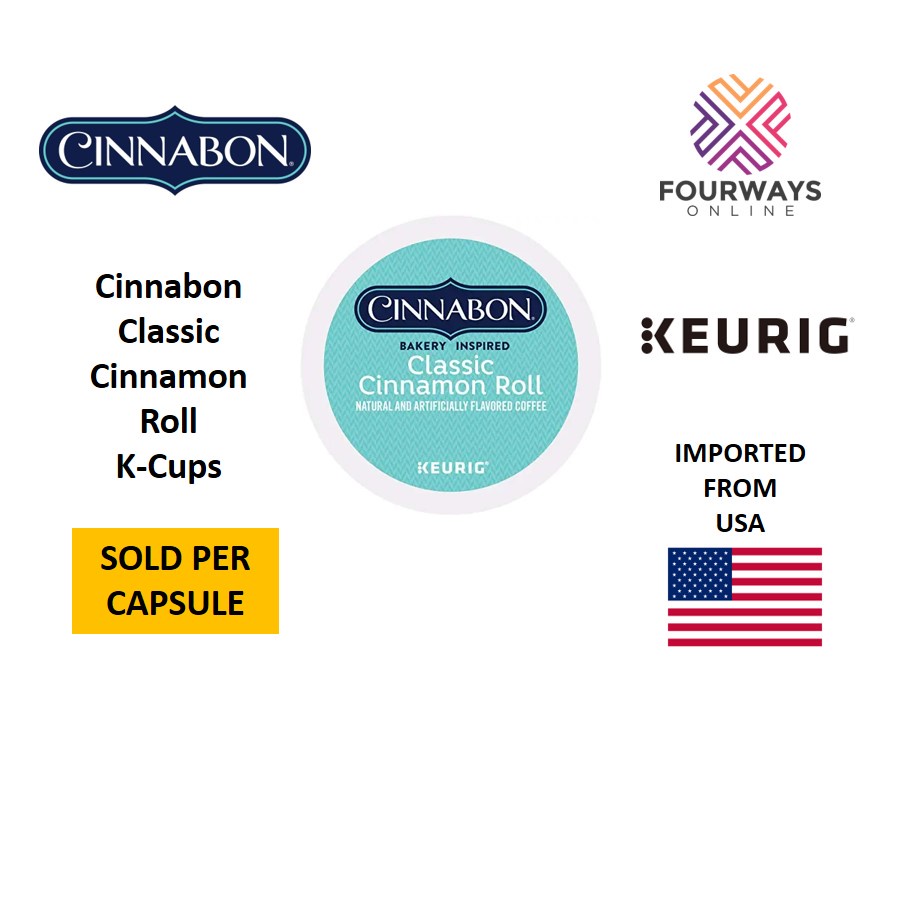 Cinnabon Classic Cinnamon Roll KCup / Keurig Cup Shopee Philippines