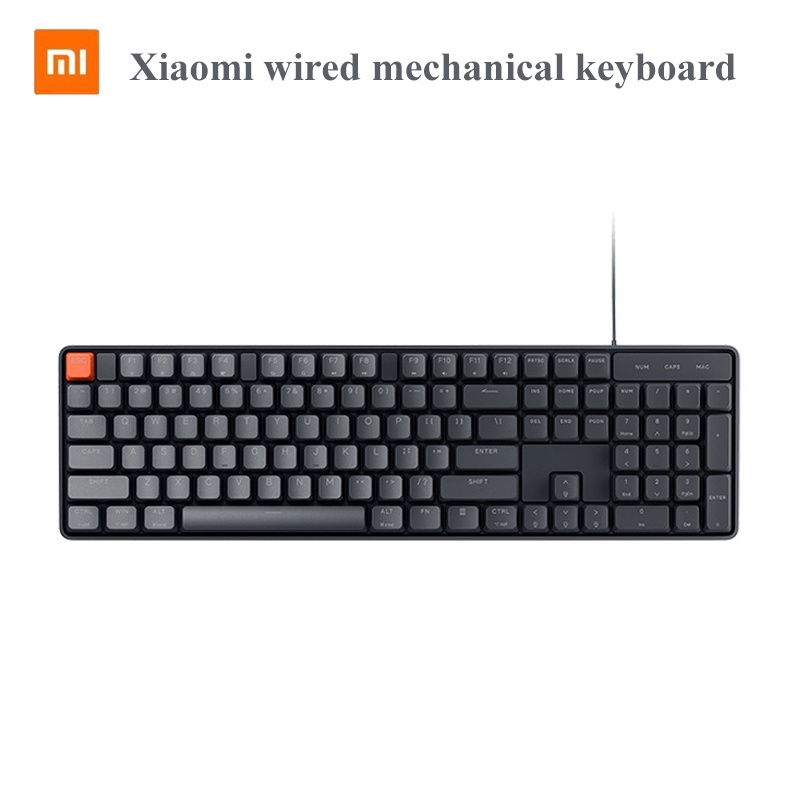 Xiaomi Mi Wired Mechanical Keyboard 104 Keys Full Keys Support Win/Mac ...