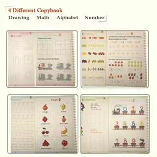 Learning Books for kids Calligraphy Tracing Workbook Copybook magic Writing Book Set kindergarten202 #3