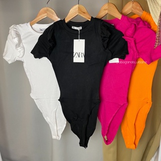 Za/ra Basic Ribbed Bodysuit (Authentic Over/runs) | Shopee Philippines