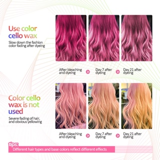 Well Hair 3in1 Color Dye Shampoo Conditioner 100ml Hair Color Silver Grey Pink Milk Tea Ash Hot Red