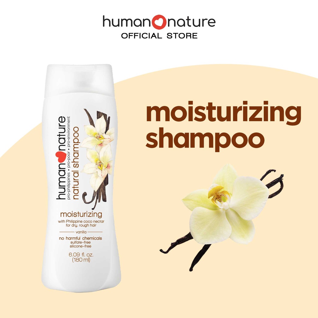 Human Nature Moisturizing Shampoo Natural, SLSFree, CGM Friendly