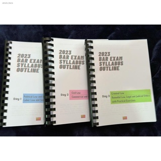 book2023 Bar Exam Syllabus Outline Notebook #1