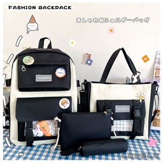 Women Large-capacity High School Student Backpack Ins Japanese Schoolbag Female Korean Girl Backpack