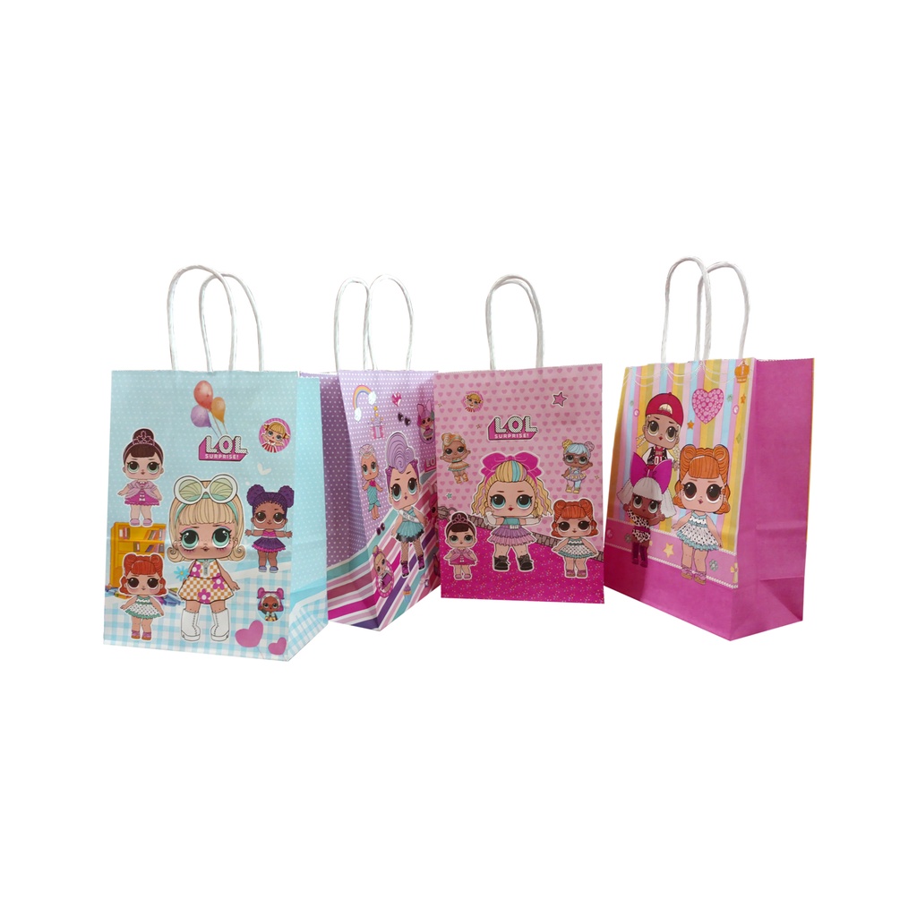 Paper Gift Bag 21 15 8 Cartoon Character Themed Paper Bags LOL 