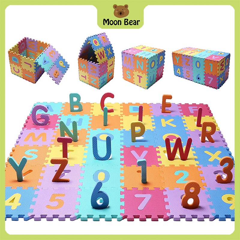 36 Pcs Kids Soft Foam Puzzle Tiles with Alphabet & Numbers,Educational Toys  Gift for Encourage Kids' Logic Coordination Reasoning and Sensory Skills |  Shopee Philippines