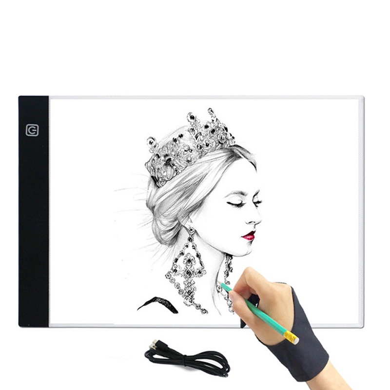 LED lighted Drawing Board Ultra A4 Drawing table Tablet light Pad